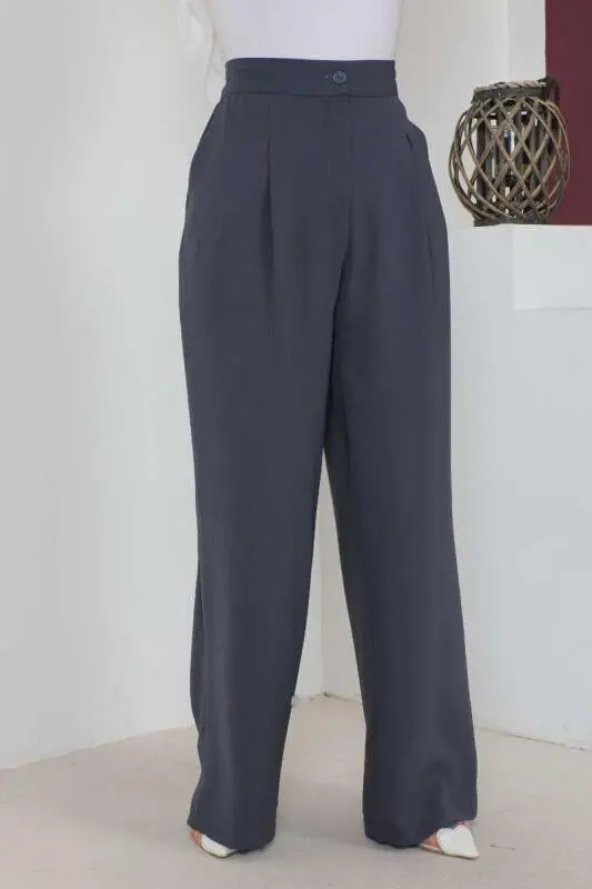 Büyük Beden Pantolon Antrasit-detail