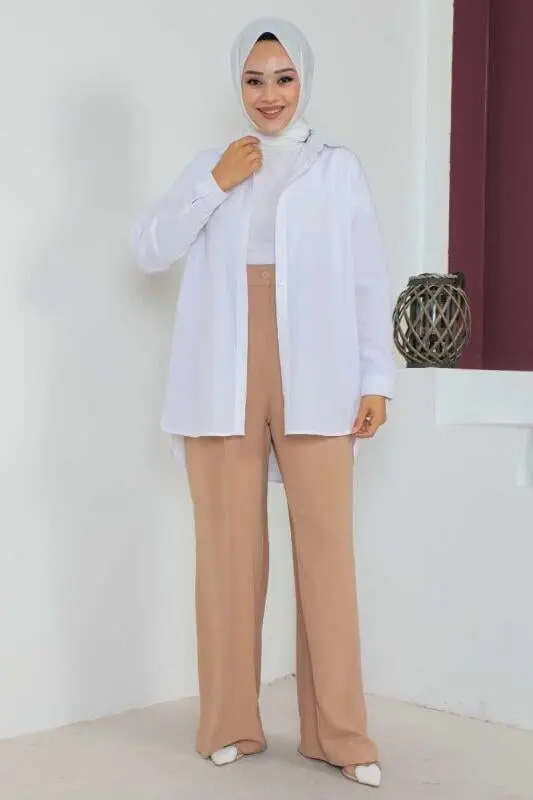 Büyük Beden Pantolon Taba-detail