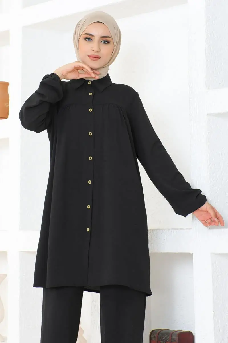 Gathered Aerobin Suit-detail