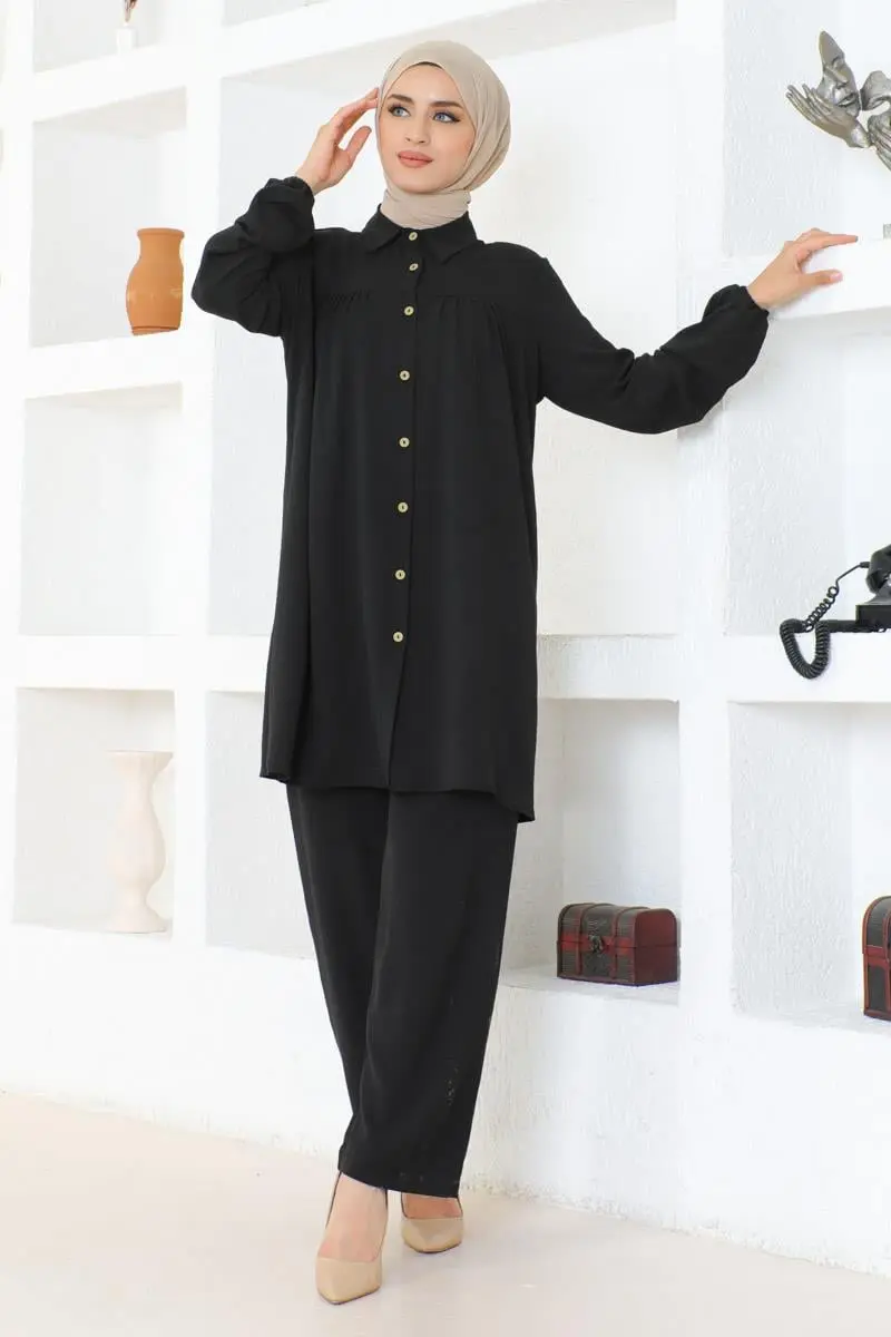 Gathered Aerobin Suit-detail