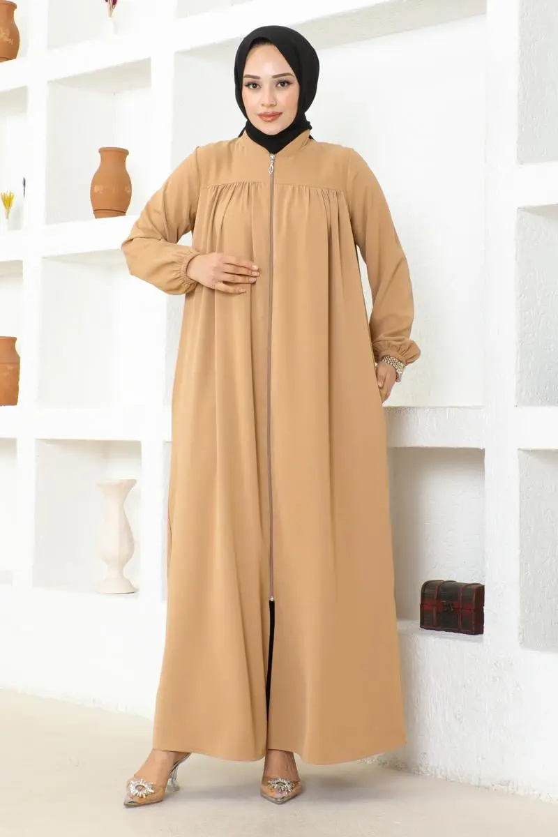 Büzgülü Jessica Krep Ferace Vizon-detail