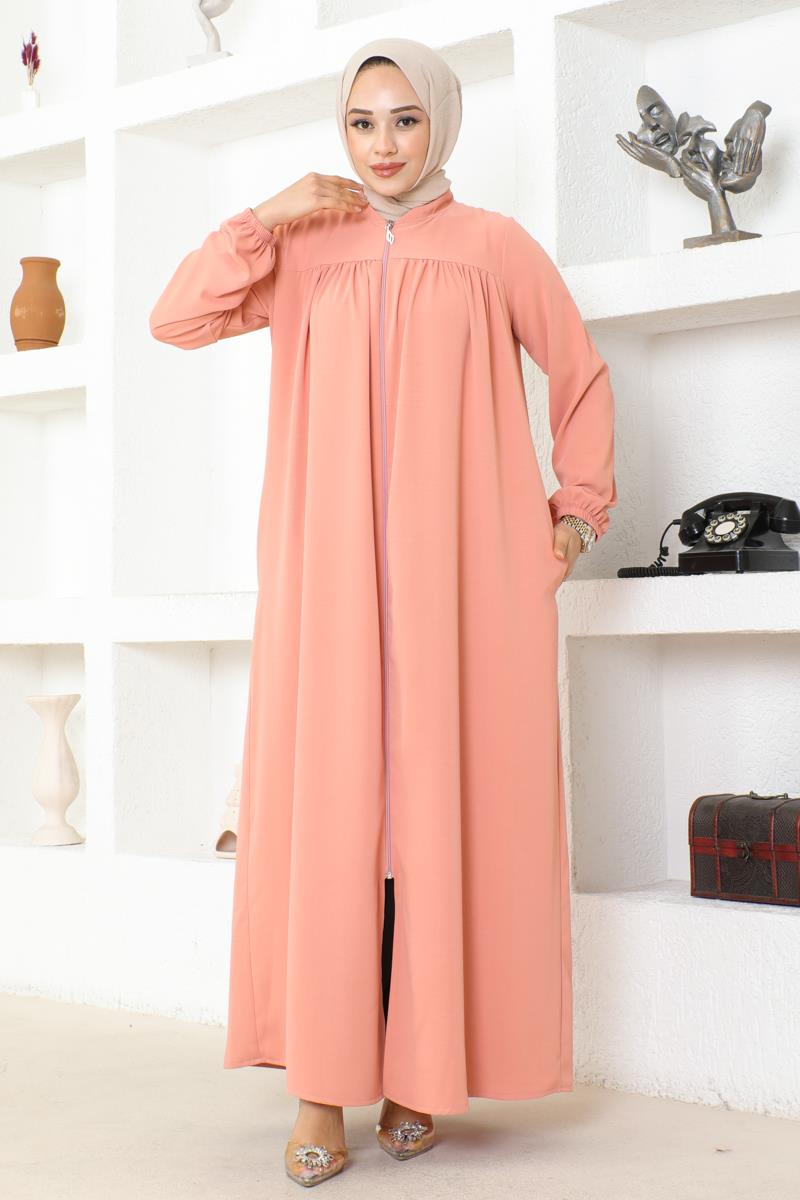 Shirred Jessica Crepe Abaya