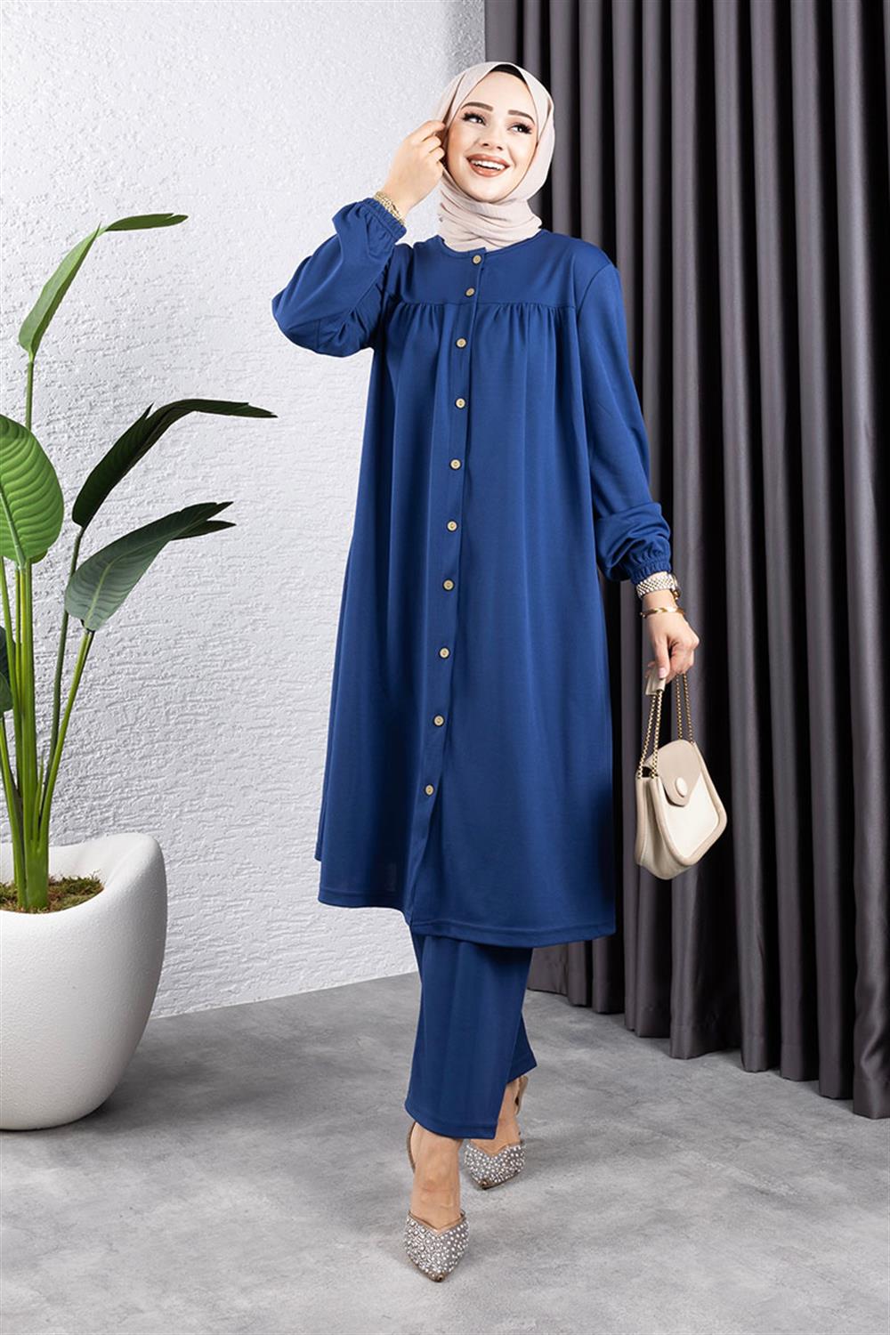 Büzgülü Tesettür Takım