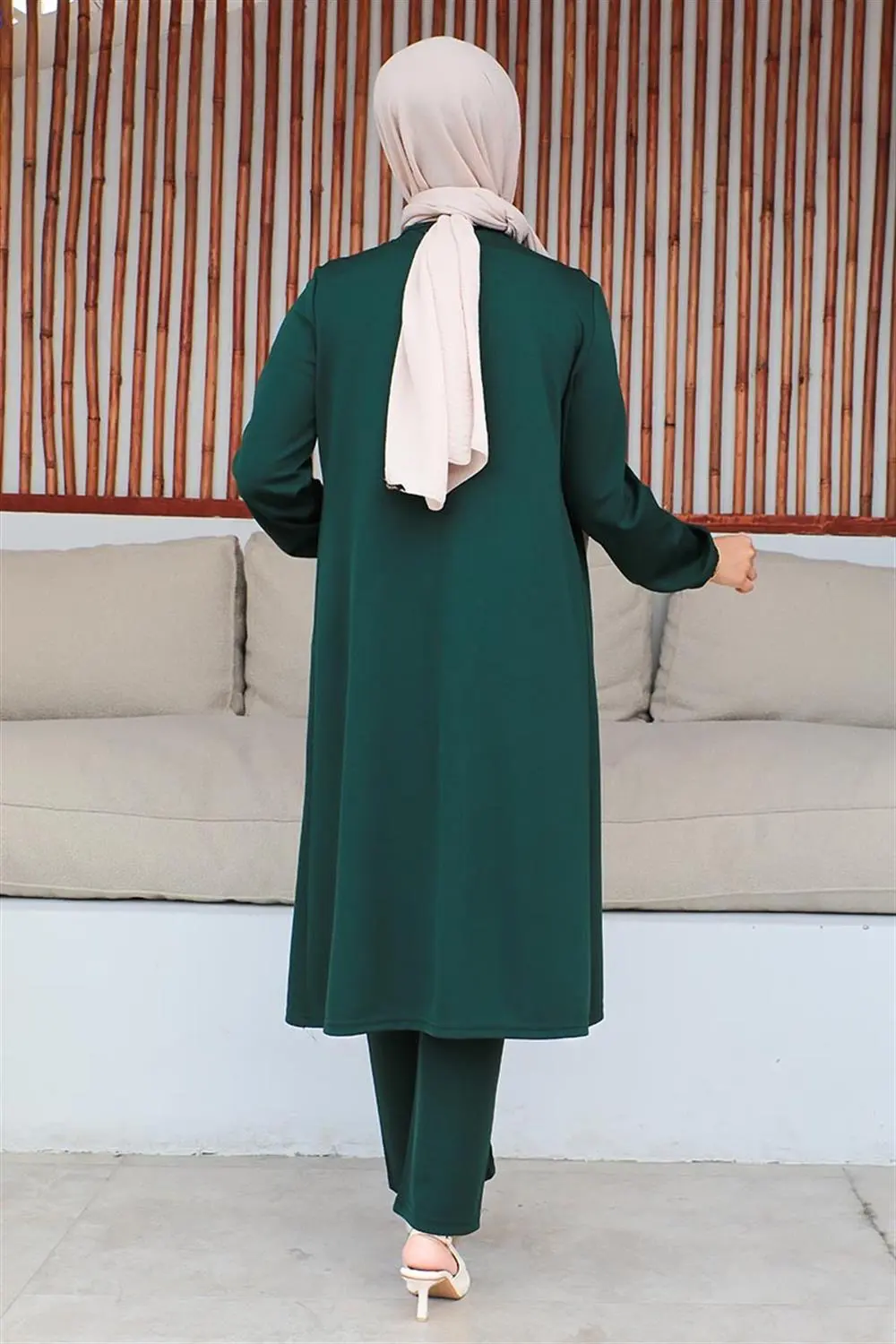 Büzgülü Tesettür Takım-detail