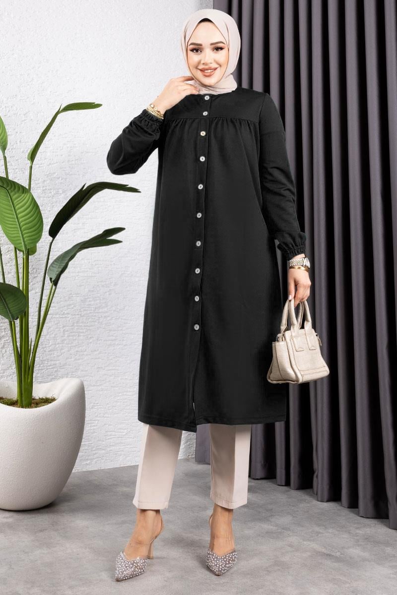 Pleated Hijab Tunic