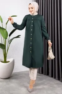 Pleated Hijab Tunic