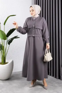 Skirt Suit With Pocket