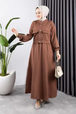 Skirt Suit With Pocket