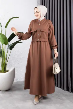 Skirt Suit With Pocket