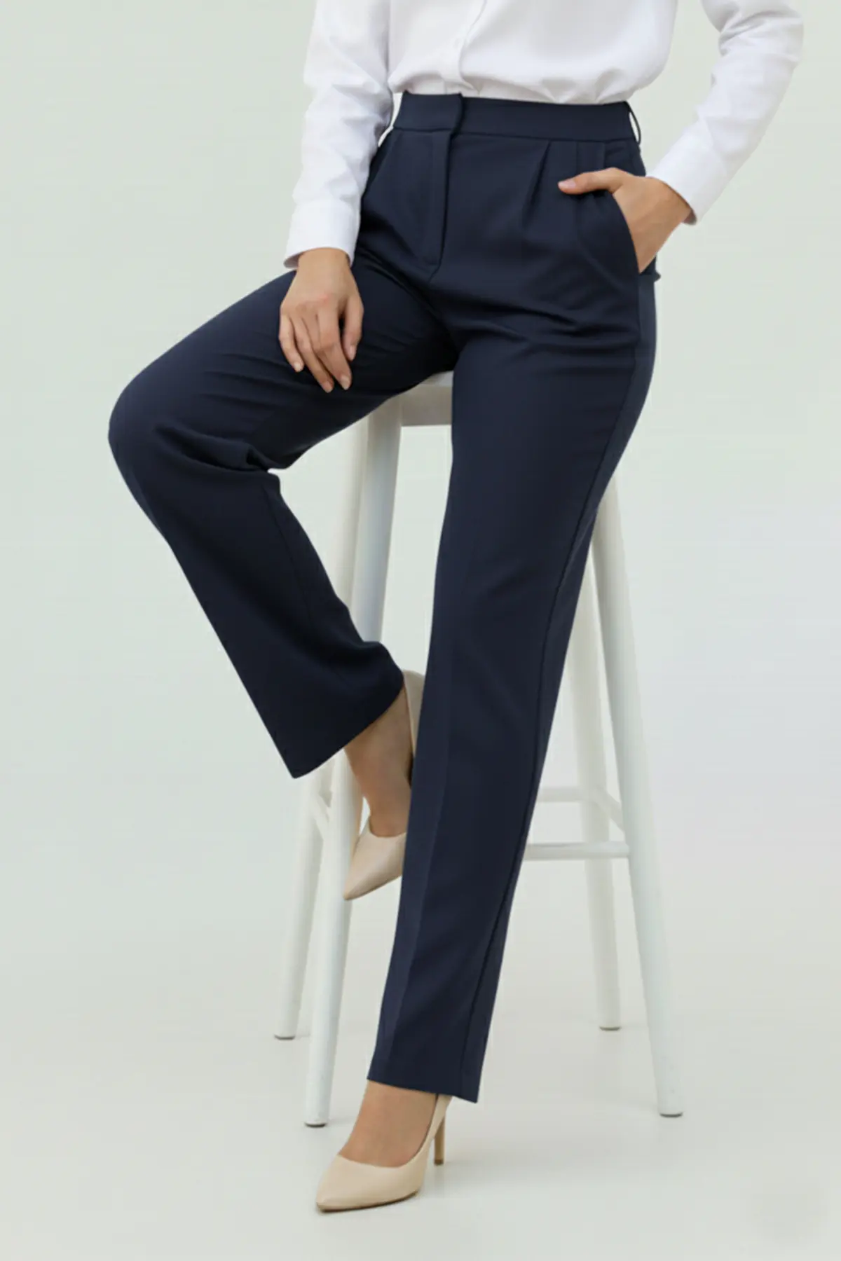 Palazzo Pants With Pockets-detail