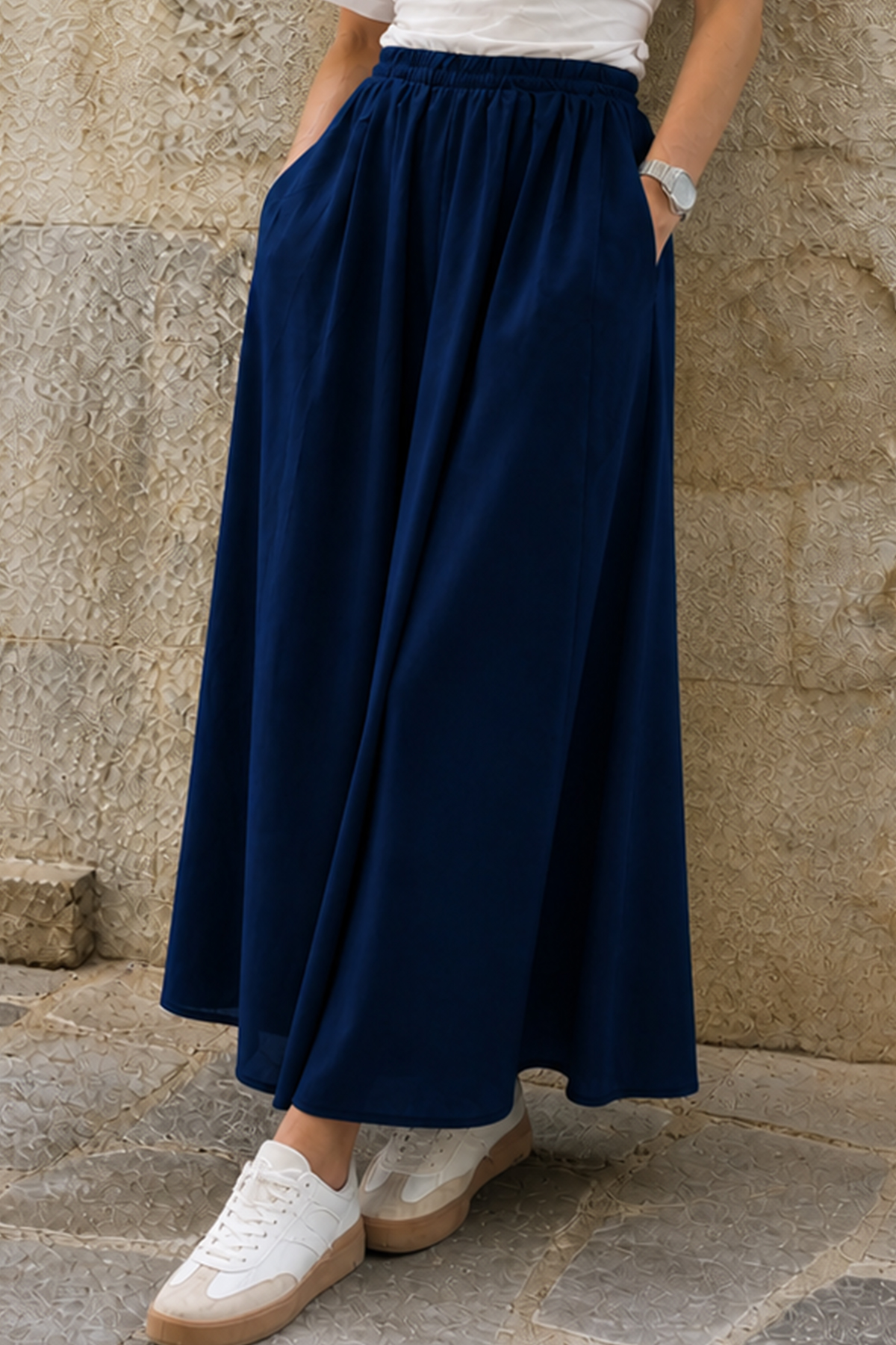 Trouser Skirt With Pockets