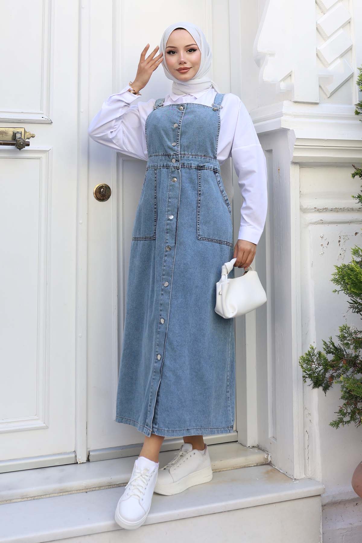 Salopet Dress With Pockets