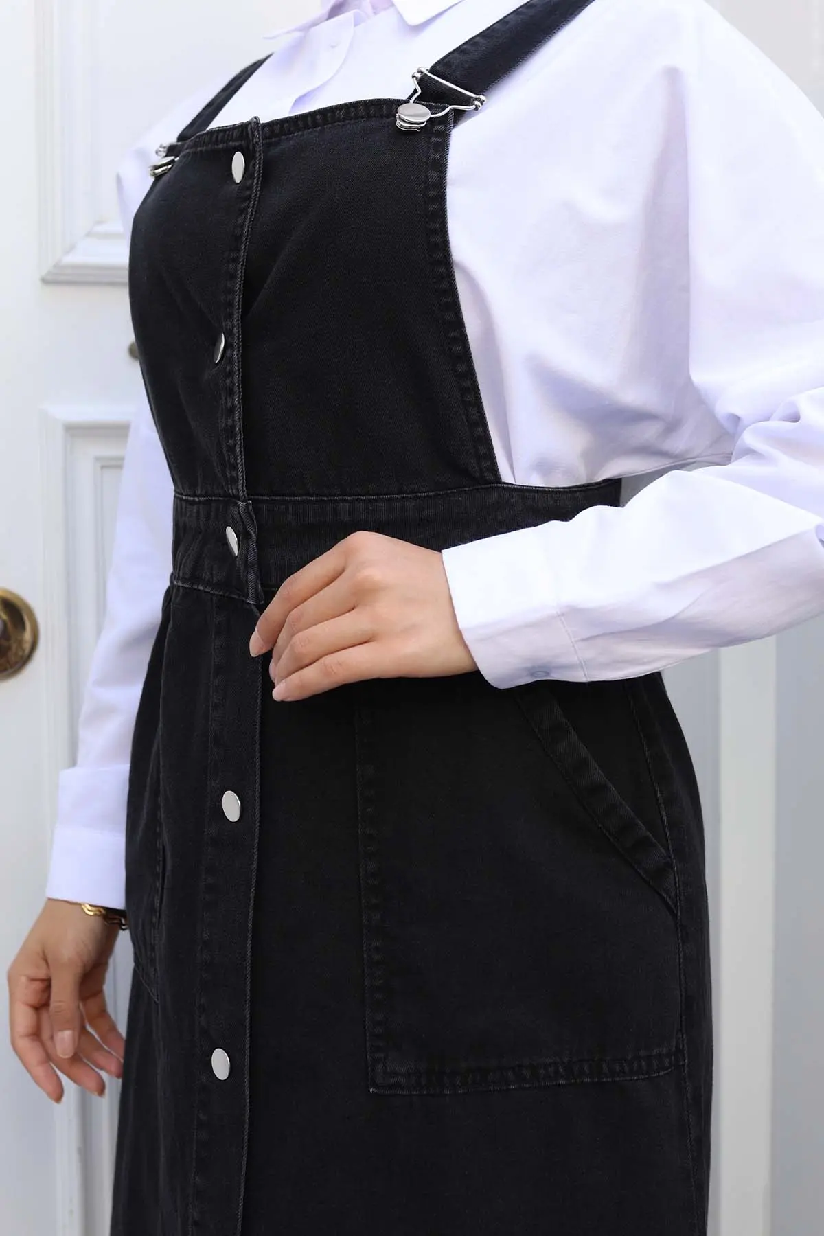 Cepli Salopet Elbise-detail