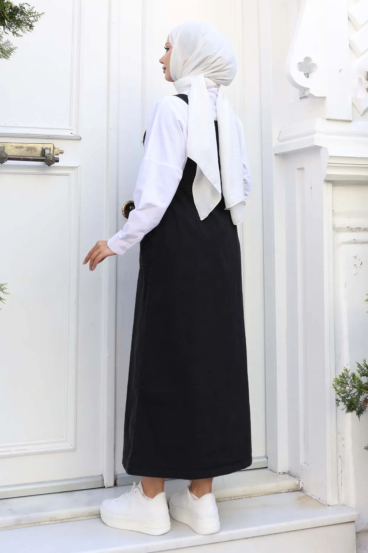 Cepli Salopet Elbise-detail