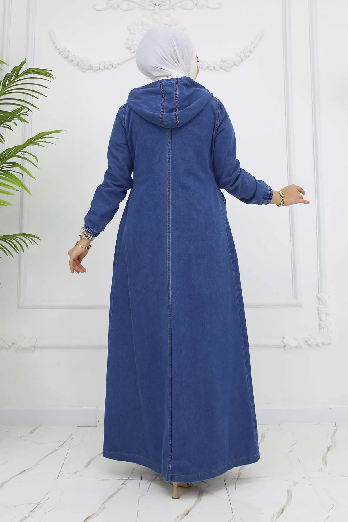 Pocketed Sports Denim Cap Village Navy Blue-detail