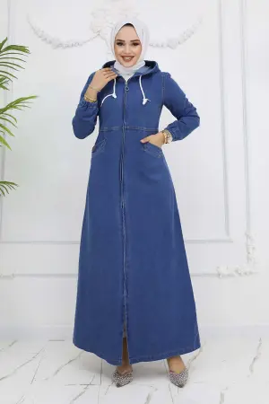 Pocketed Sports Denim Cap Village Navy Blue