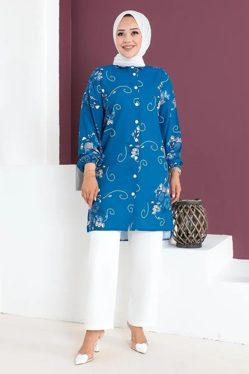 Floral Patterned Aerobin Suit-detail