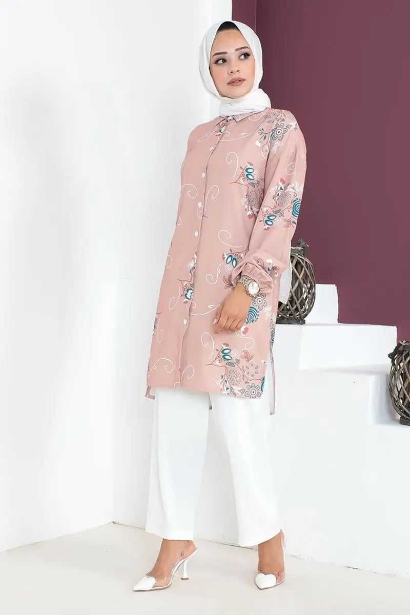 Floral Patterned Aerobin Suit-detail