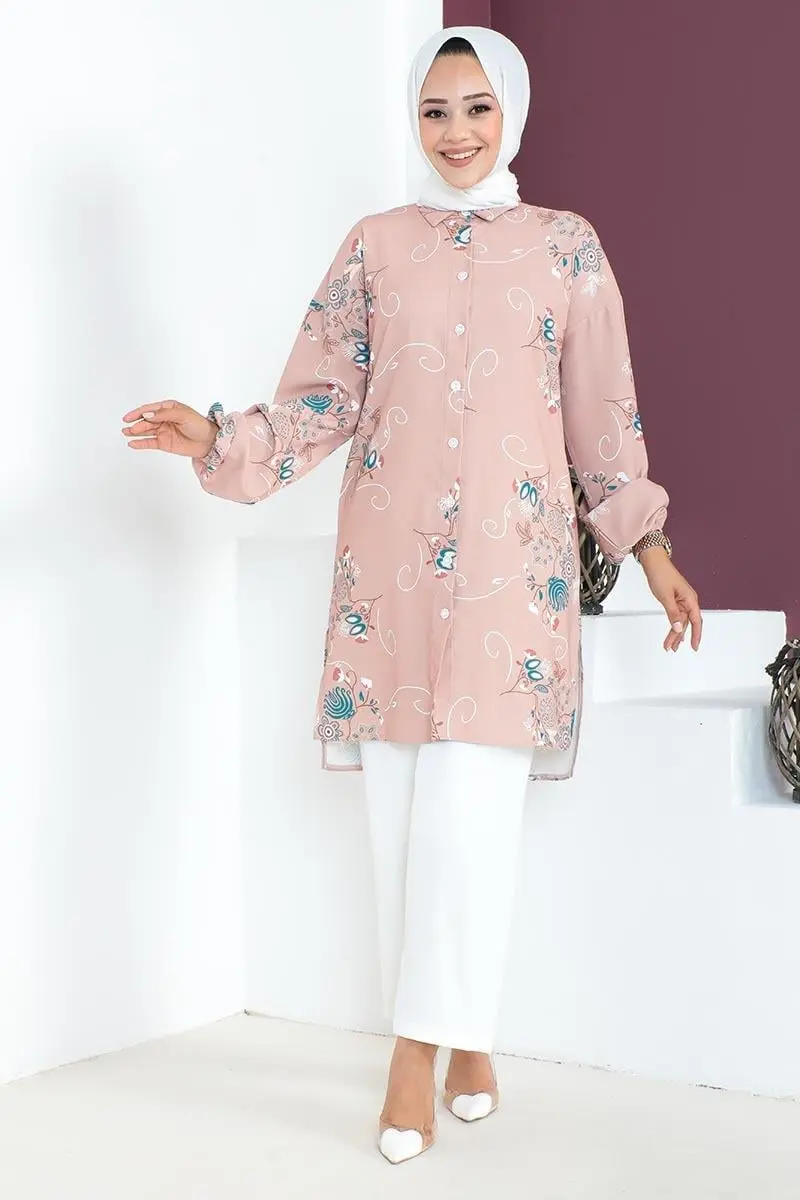 Floral Patterned Aerobin Suit-detail