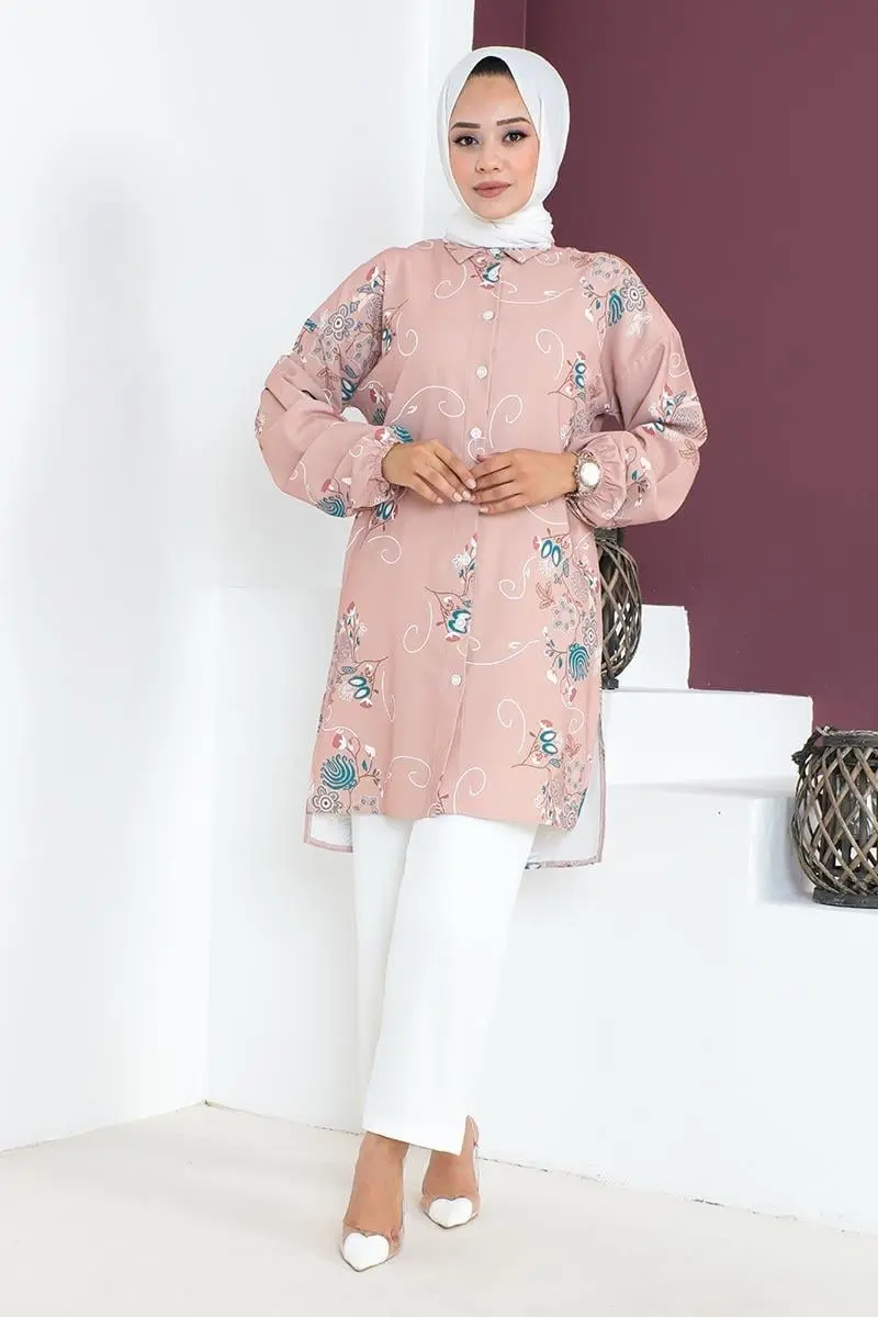 Floral Patterned Aerobin Suit-detail