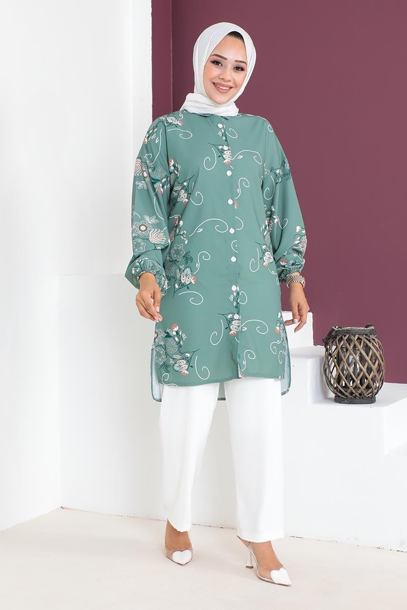 Floral Patterned Aerobin Suit