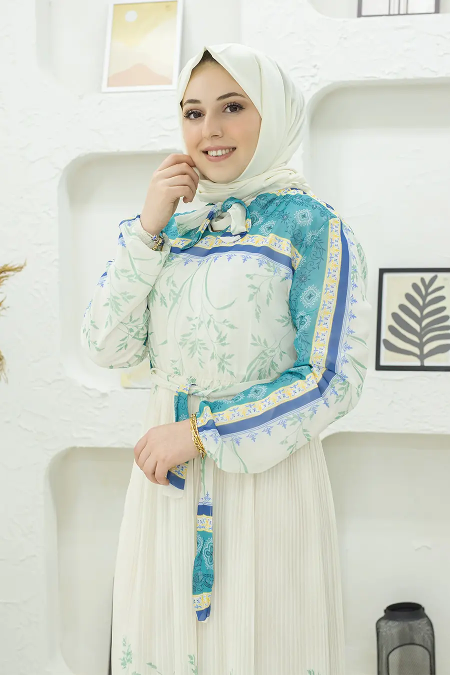 New Floral Dress-detail