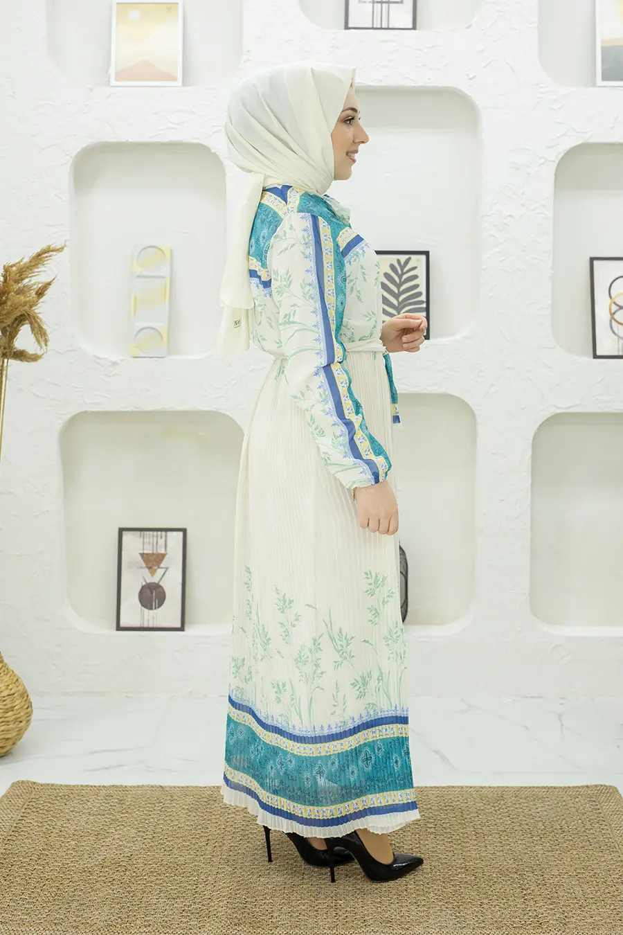 New Floral Dress-detail