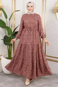 Çiçek Desenli Elbise