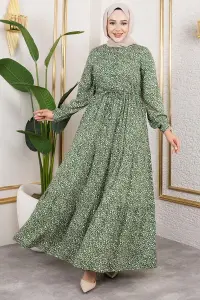 Çiçek Desenli Elbise