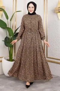 Çiçek Desenli Elbise