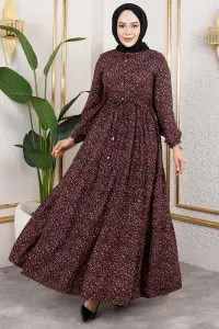 Çiçek Desenli Elbise