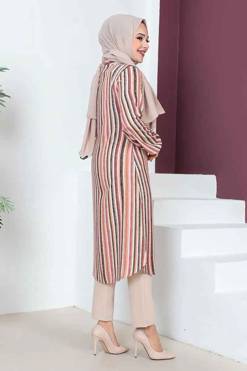 Stripe Printed Tunic-detail