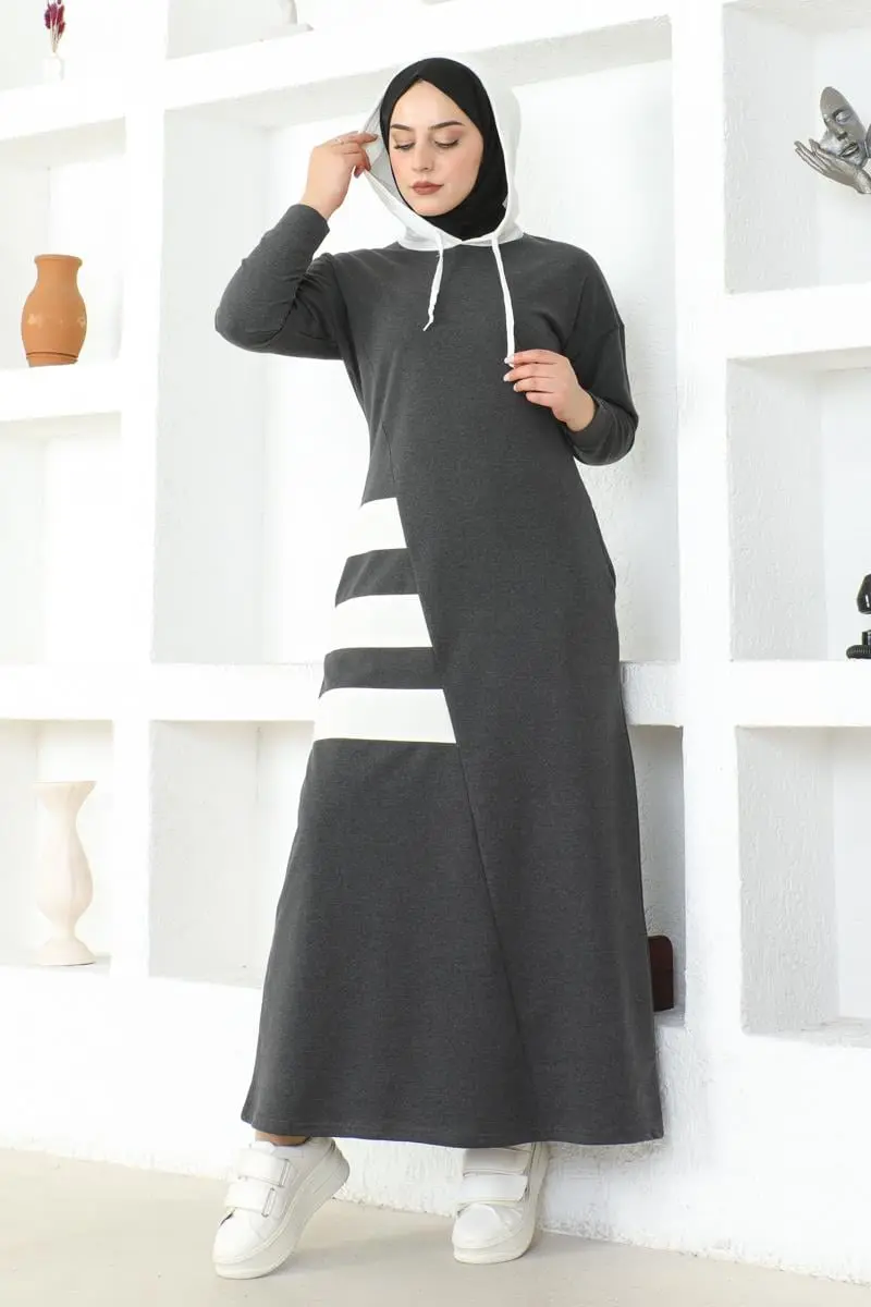 Striped Sport Dress-detail