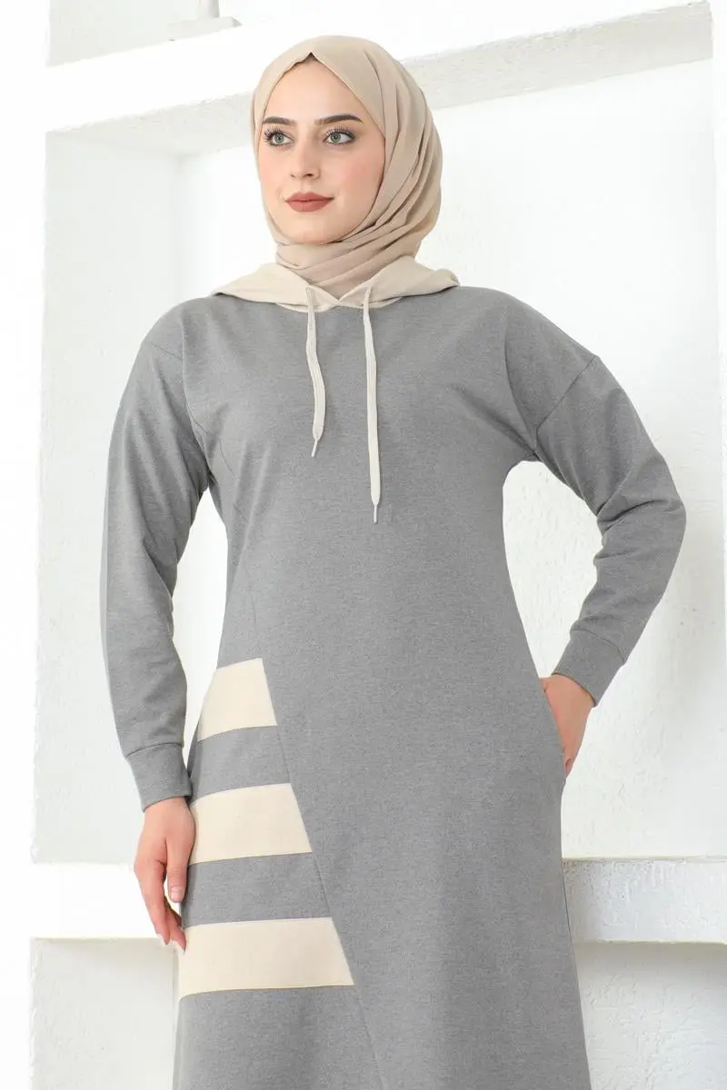 Striped Sport Dress-detail