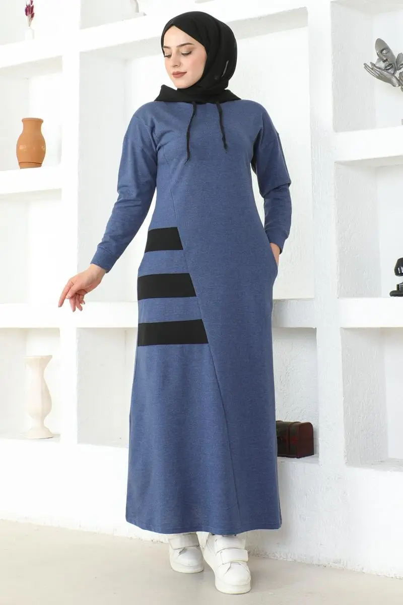 Striped Sport Dress-detail