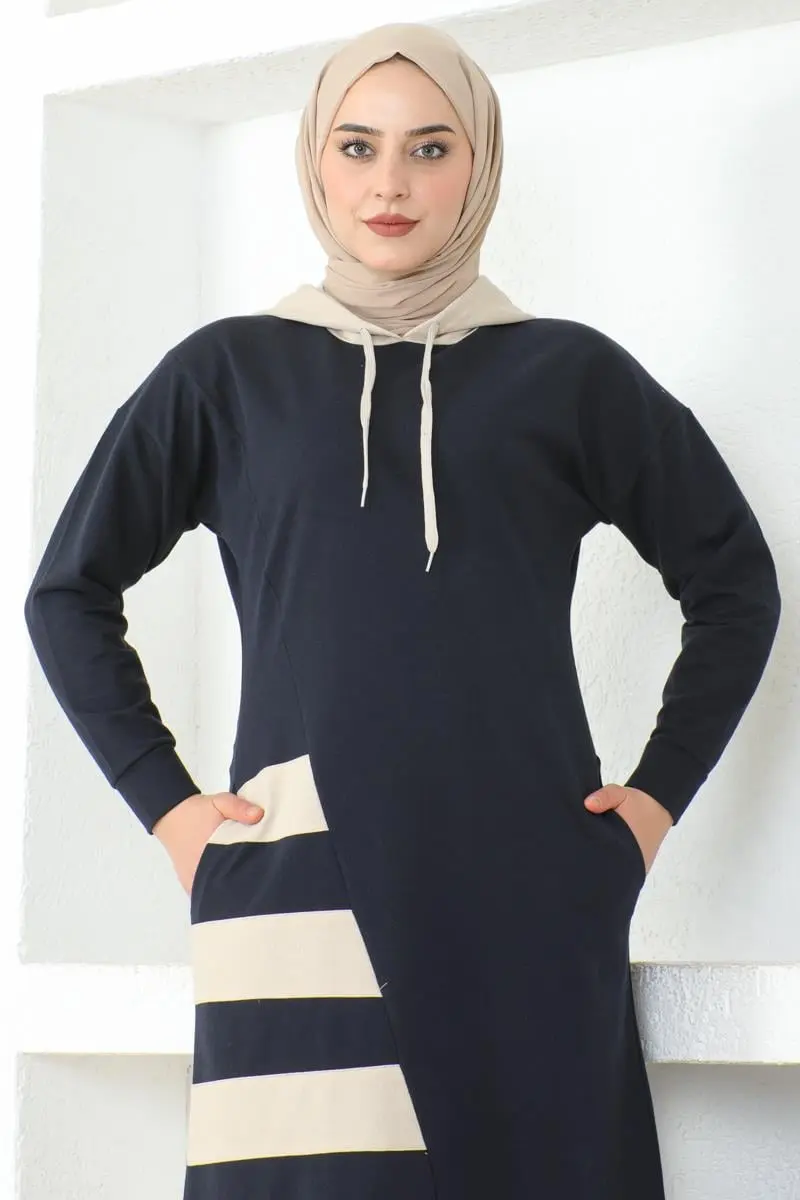 Striped Sport Dress-detail