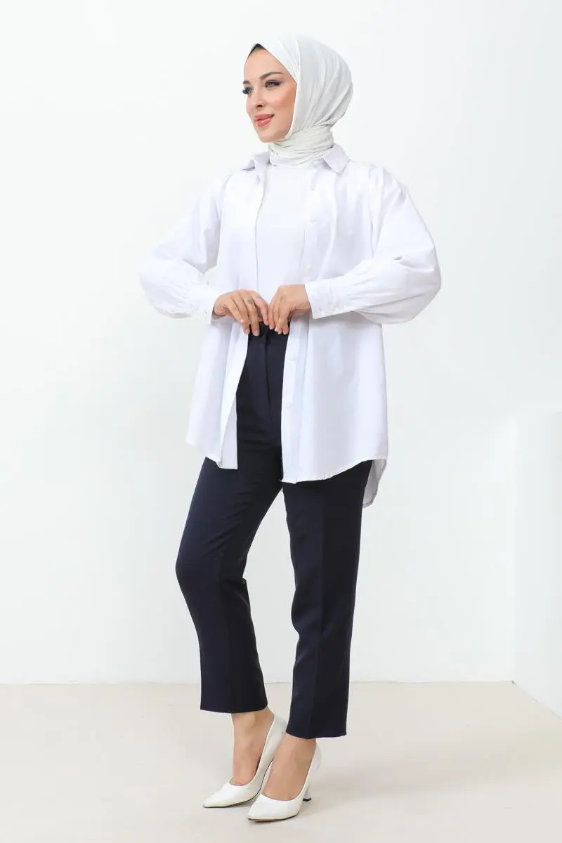 Skinny Leg Trousers-detail