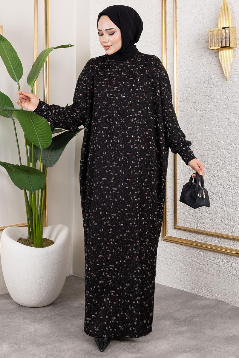 Desenli Bürümcük Elbise