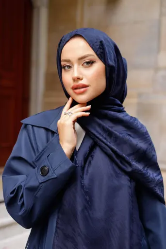 Patterned Silky Jacquard Shawl