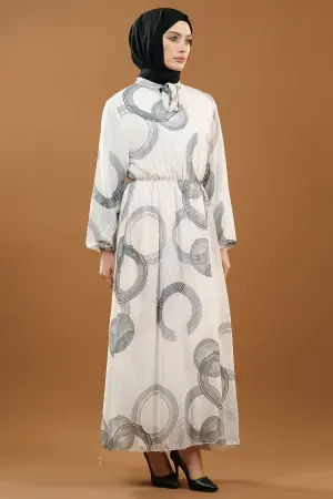 Pleated Floral Dress