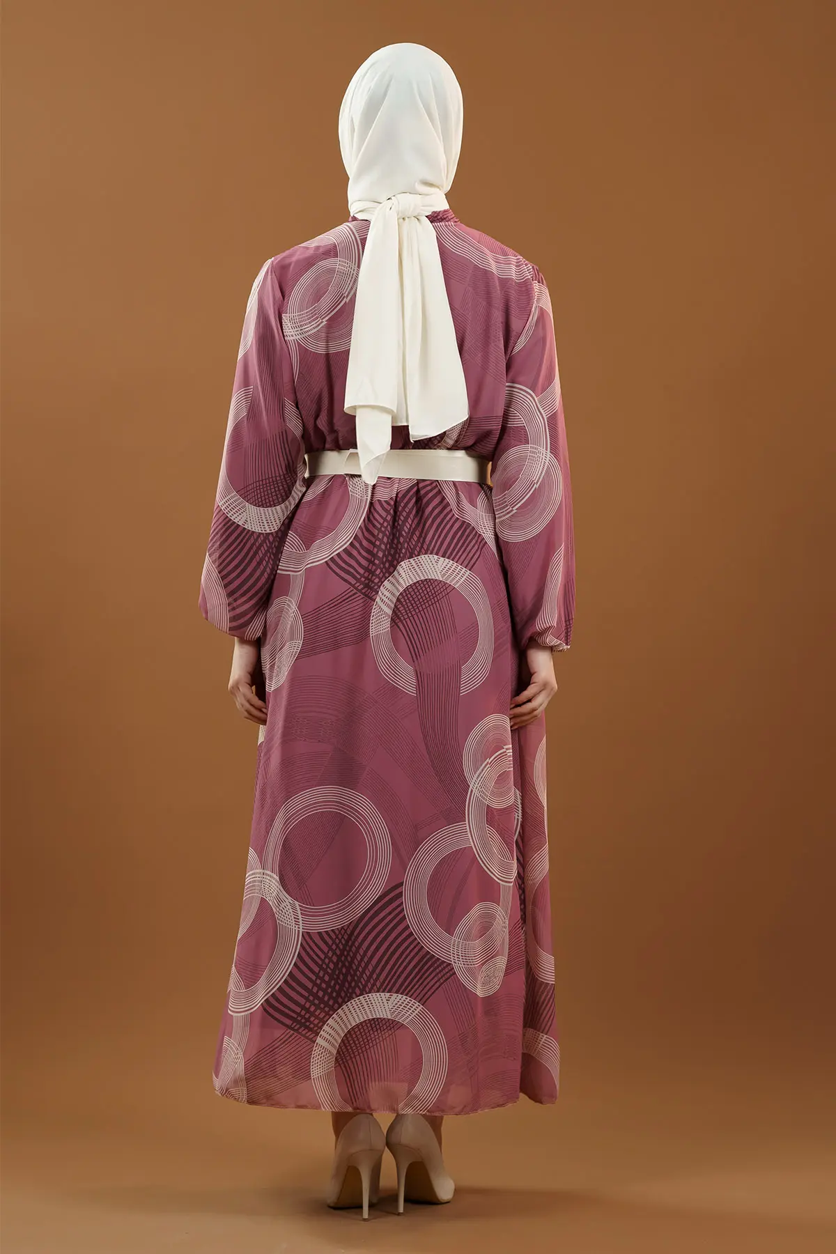 New Season Patterned Daily Dress-detail