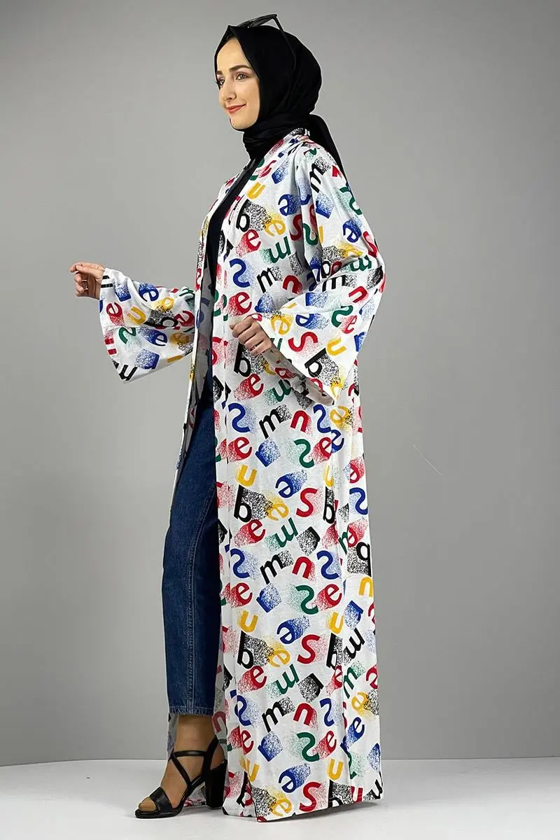 Patterned Kimono-detail