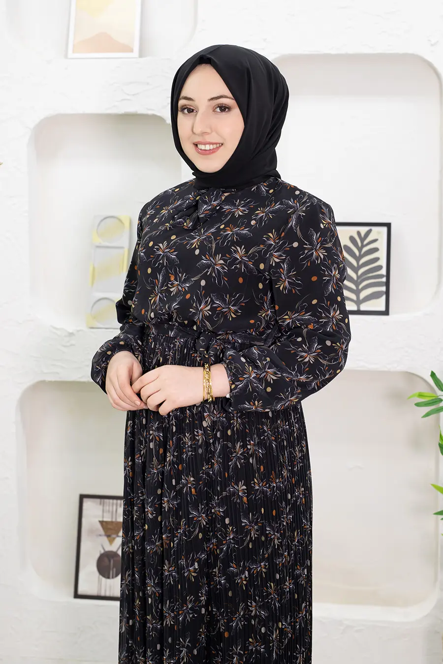 Yeni Çiçekli Elbise-detail