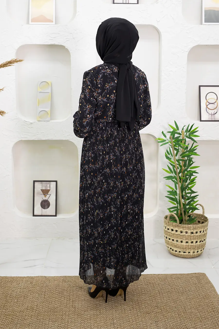 Yeni Çiçekli Elbise-detail