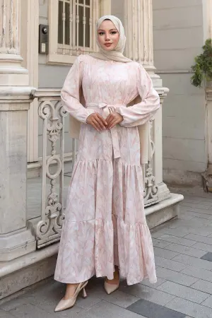 Patterned Hijab Dress