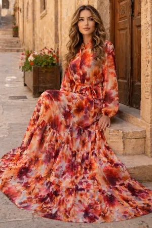 Patterned Hijab Jessica Dress