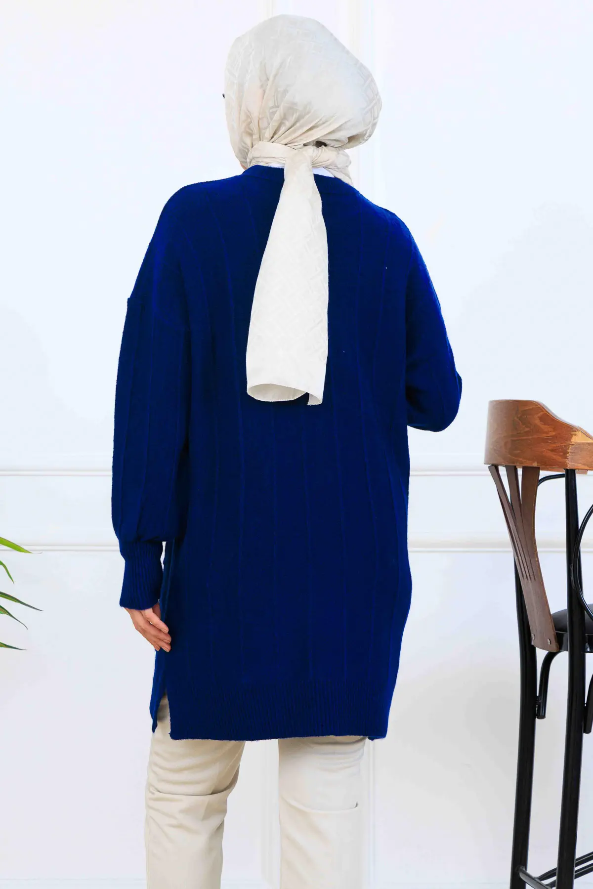 Desenli Triko Tunik-detail