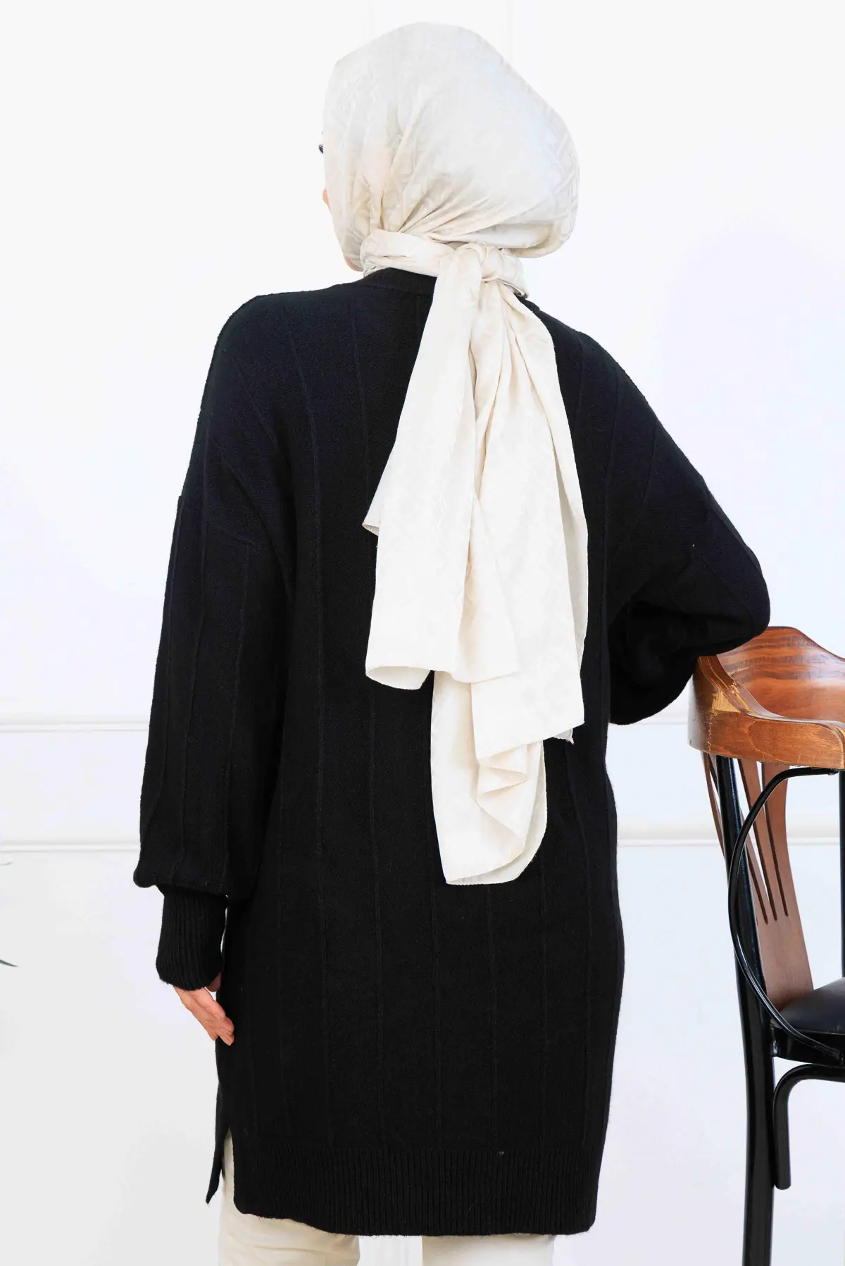 Desenli Triko Tunik-detail