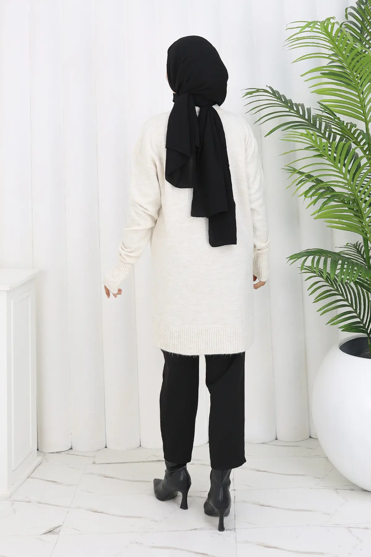 Desenli Triko Tunik-detail