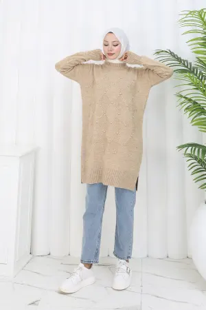 Patterned Knit Tunic